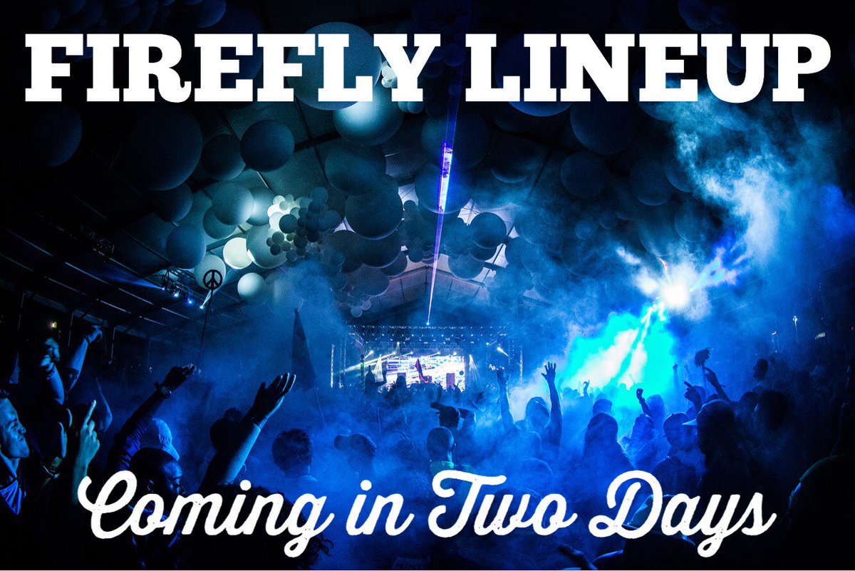 LiveAtFirefly's tweet photo. Place your bets now - who's playing #Firefly2017? Lineup drops at 10am ET, tickets to follow at 1pm. https://t.co/inBeEej8tL