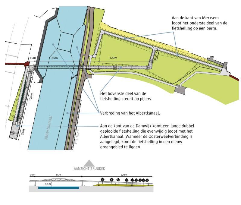 speeldestad's tweet photo. #ijzerlaan #bridge #bredabaan #ringfietspad #albertkanaal #langstefietsbrug https://t.co/vm9HWafKY4
