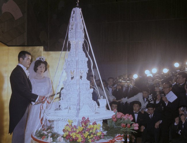 長嶋茂雄、亜希子氏の刻印1965年1月26日結婚式日付刻印SEIKO 置時計