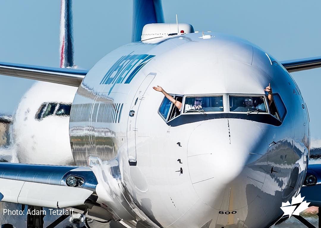 WestJet tweet media