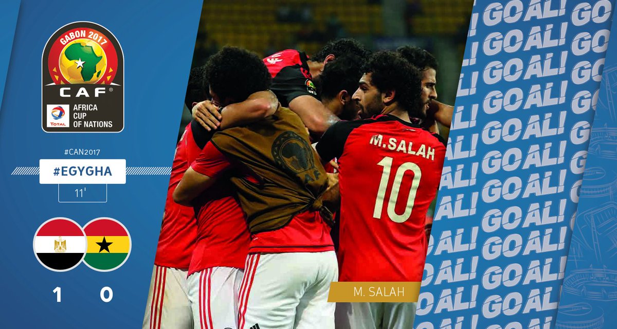 Photogist: AFCON 2017 Results For Egypt Vs Ghana & Uganda vs Mali