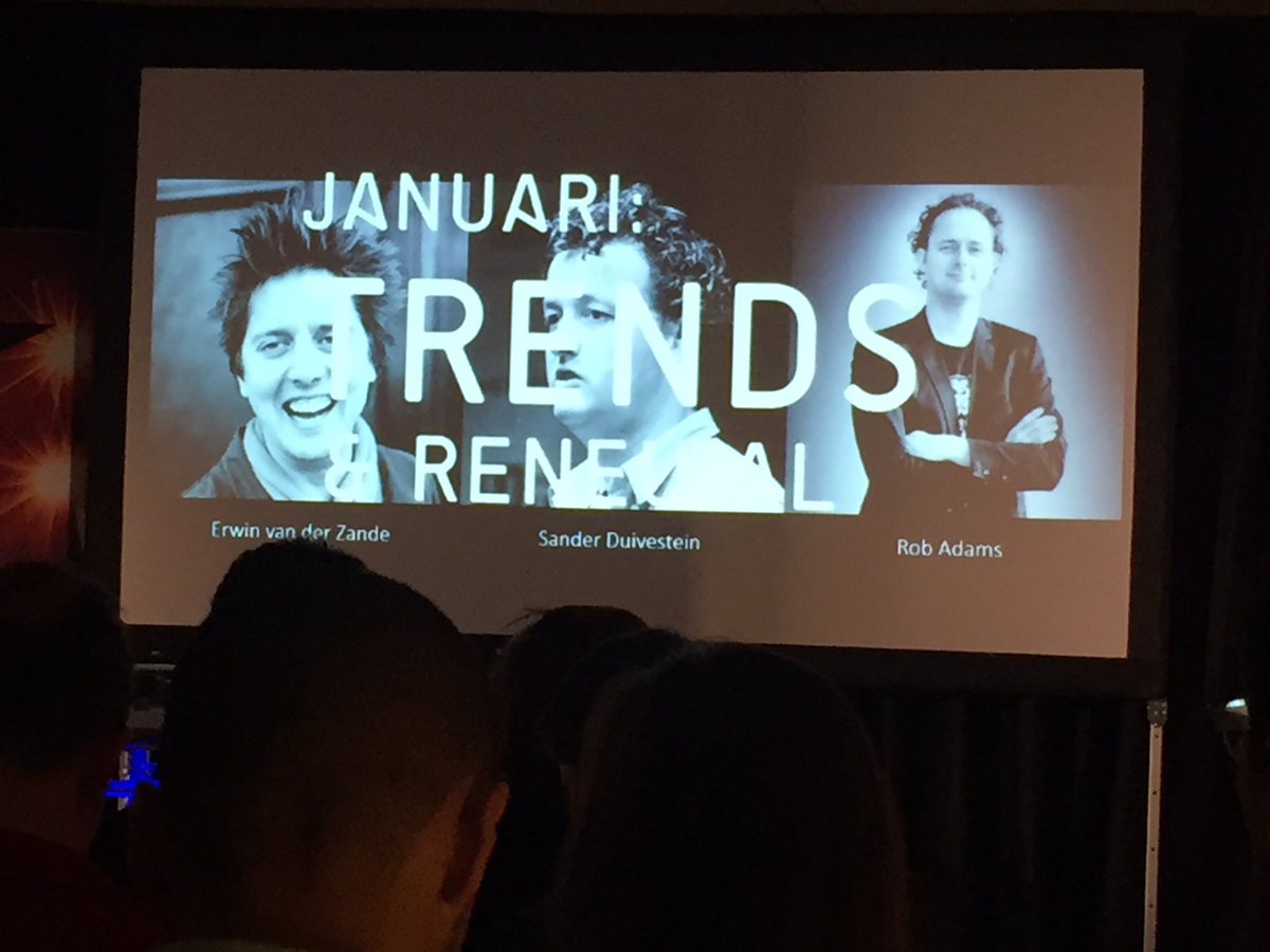 MarcGeboers's tweet photo. Wat een inspirerende lezingen. O.a. Bright-baas Erwin van der Zande en trendwatcher Sander Duivestein. #digitalwednesday #Trends #LA4MLI https://t.co/SaabClHvlx