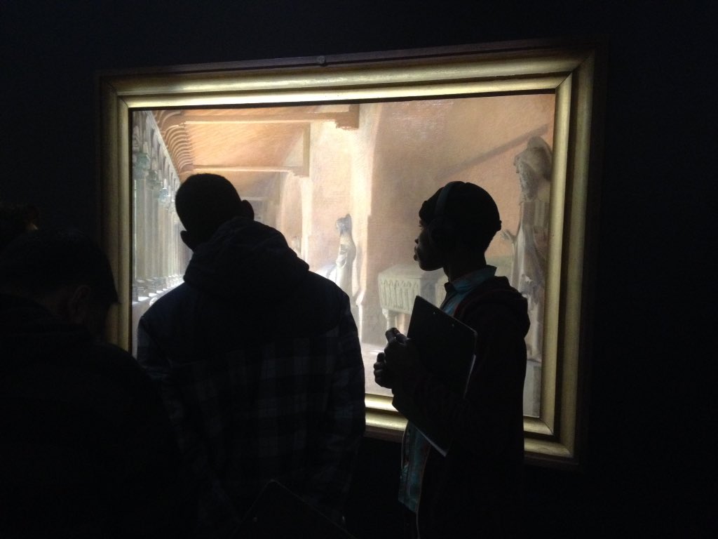 RaphaelleTlbt's tweet photo. Visite du @MuseeAugustins avec les #réfugiés du CAO des Pradettes. #Toulouse #RETSER https://t.co/0hU133ORpg