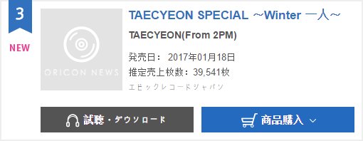 Oricon Album Chart 2017