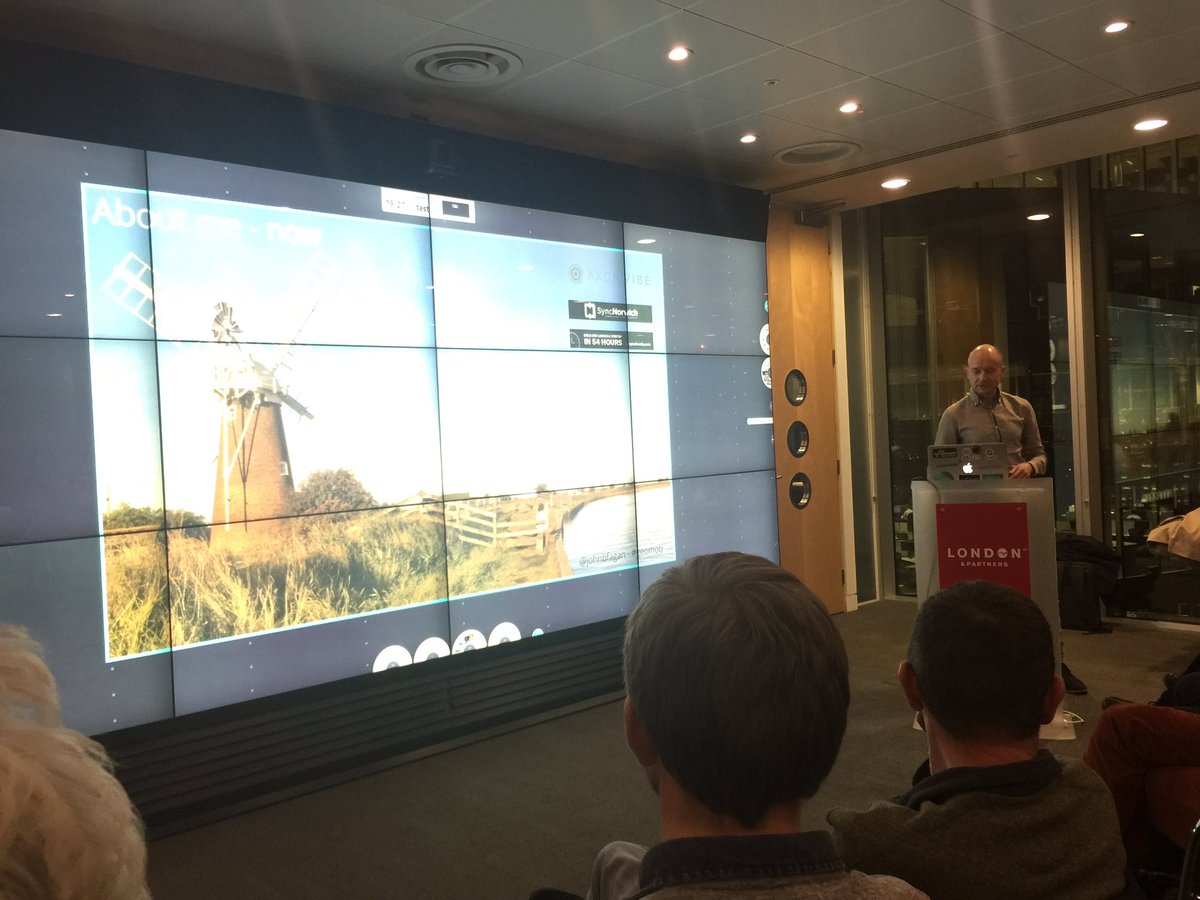 jeremy_morley's tweet photo. The most excellent @johnbfagan talking about #chatbots and #mapbots... @geomob https://t.co/iKj6MYbQzL