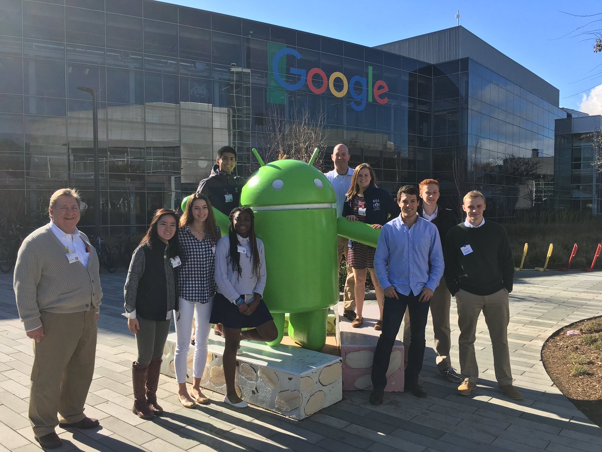 ZackLehman's tweet photo. And then . . . @Google.  @TheHillSchool @HillAdmission #EngineeringShowcase https://t.co/tBJWp6t0Wh