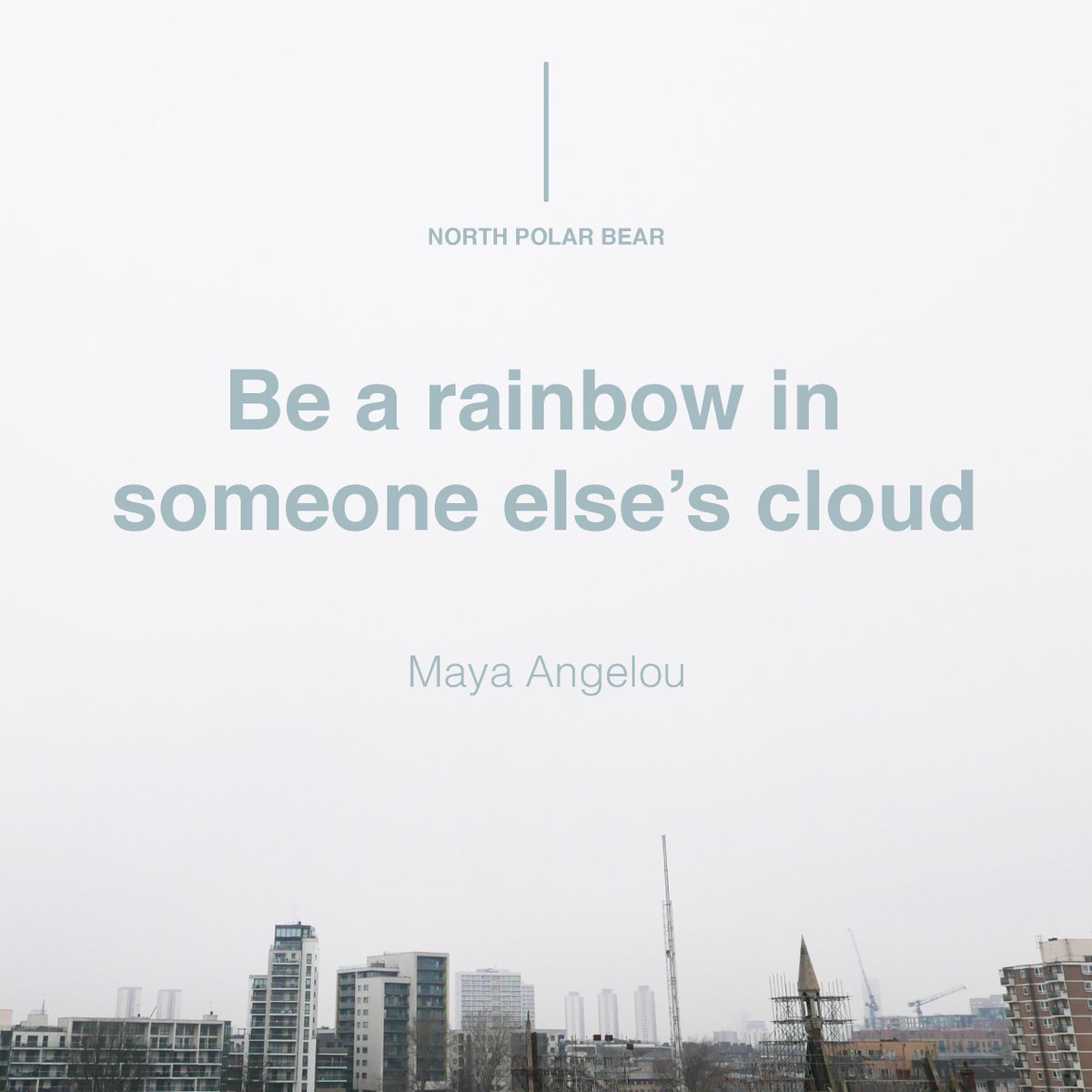 north_polarbear's tweet photo. Not sure the sun came out at all in London today #mayawisdom @DrMayaAngelou https://t.co/7AghqBqlTH