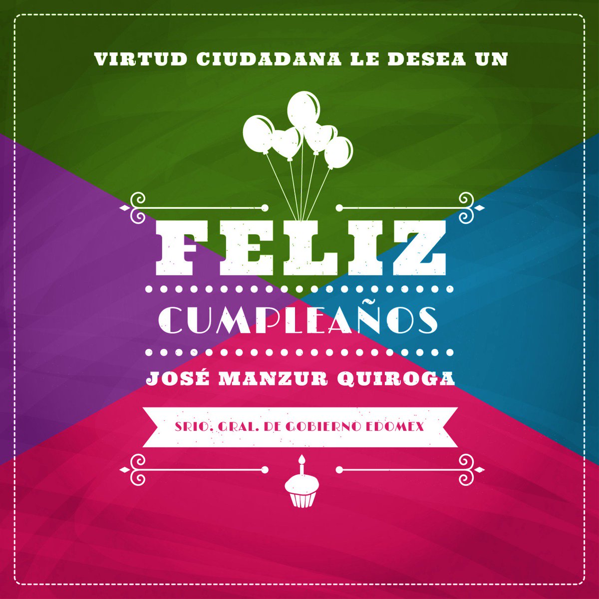 HugoMoBandala's tweet photo. @ManzurOficial que hoy sea un excelente día Secretario. #FelizCumpleManzur https://t.co/LDzY4qqQSg