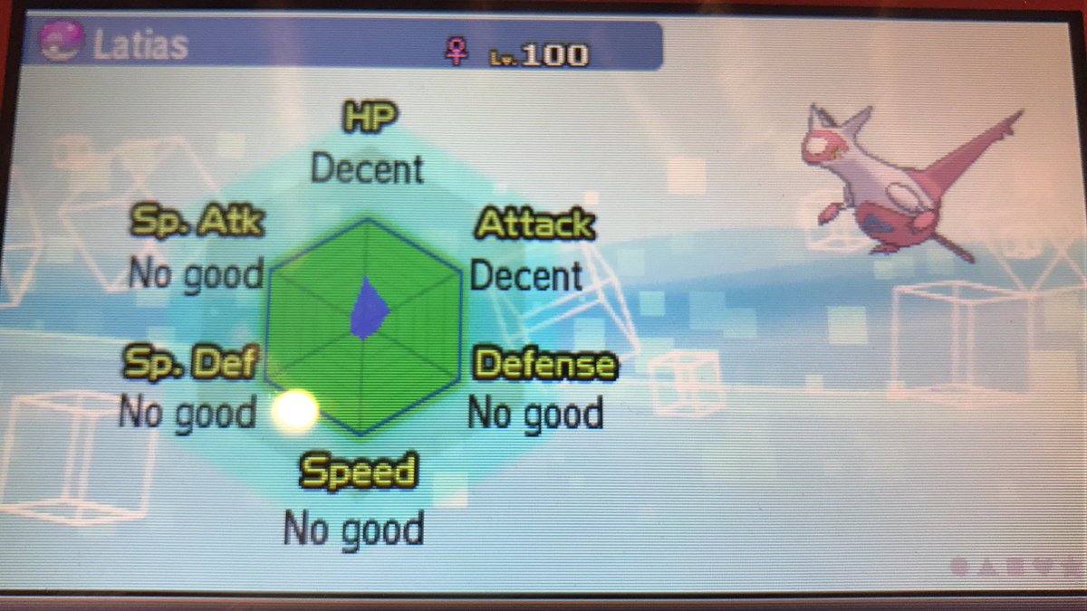 ThomasCollabro's tweet photo. I also found out that the Latias that I've loved since I was 12 years old is a piece of trash. Thanks gamefreak @Pokemon #badroll https://t.co/jk9kEkqc2b
