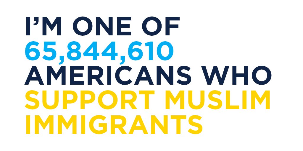 RT if you know that banning immigration from Muslim-majority countries is not who we are as Americans. Period.