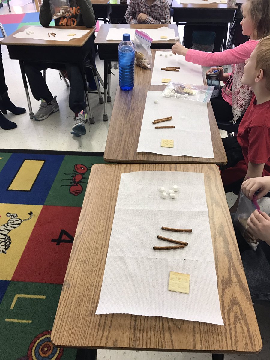 veronica_visner's tweet photo. Last day with the students! ☹️ Had such a great time with them! Today they used food for math! #ShareBrilliance #ElonEd #MissThemAlready https://t.co/sf7NhrKK0l