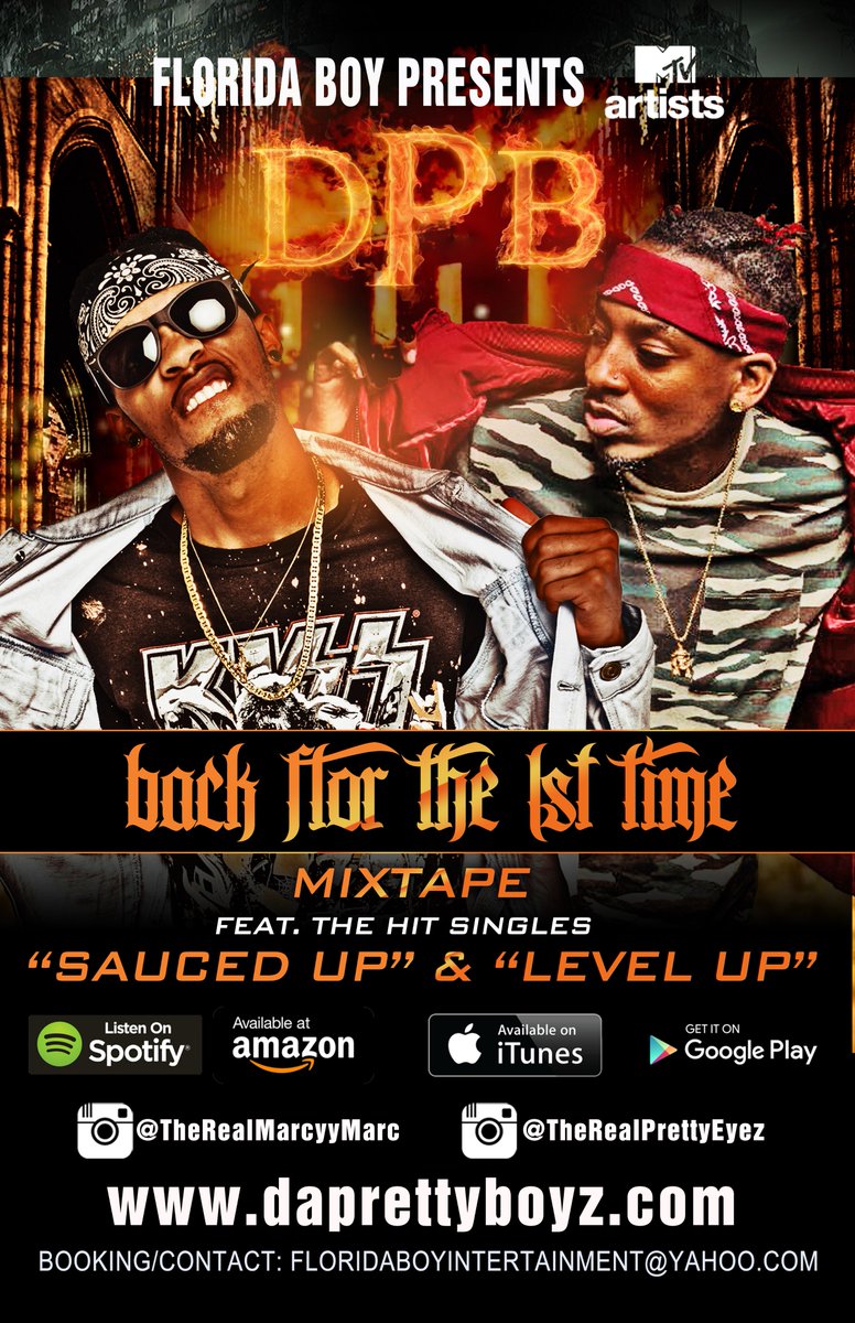 WILDMAN333's tweet photo. @FloridaBoyMusic Present 
@officialDPB 
#Back4the1stTime Official Mix tape 
#Saucedup
#Gassin
#UghUgh
available 4 booking 
@MP3Waxx https://t.co/zIaQprq3Ey