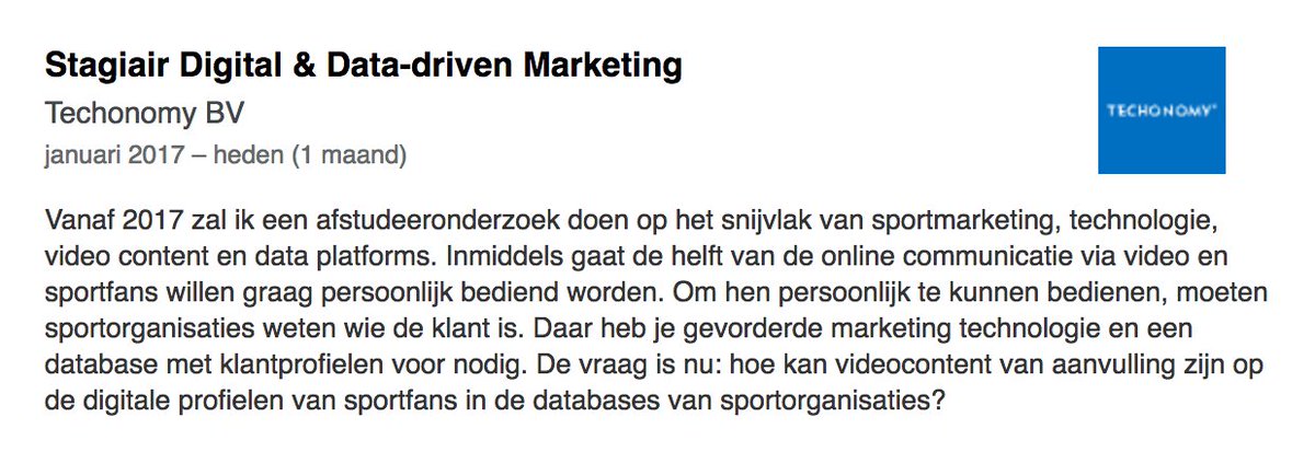 richardjansen95's tweet photo. M'n mega toffe afstudeerstage vandaag gestart. Wat ik ga doen? โก๏ธ https://t.co/0hgFz3IL14 #Techonomy #Sportscloud #Create5 https://t.co/er0ndQUSJm