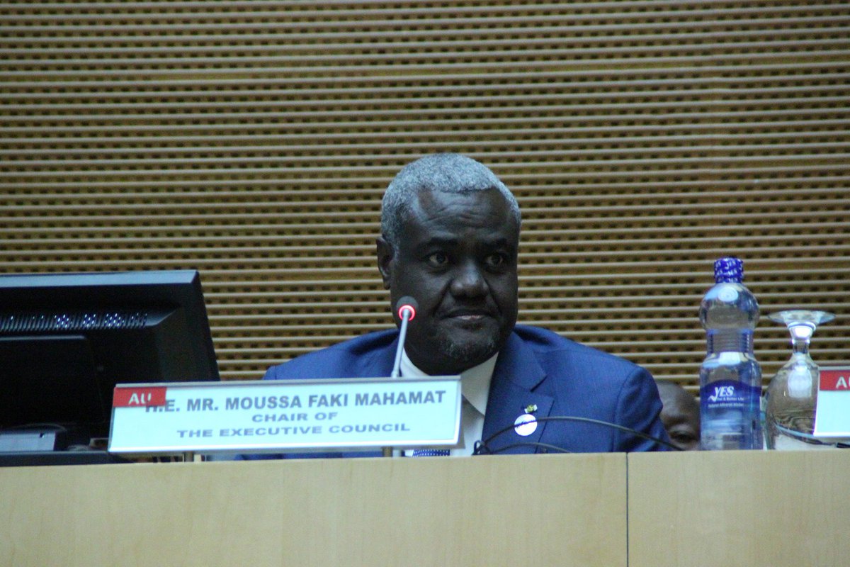 En tant que président en exercice du conseil exécutif, je préside la 30e session du comité exécutif de l'Union Africaine. #FakiForANewAfrica