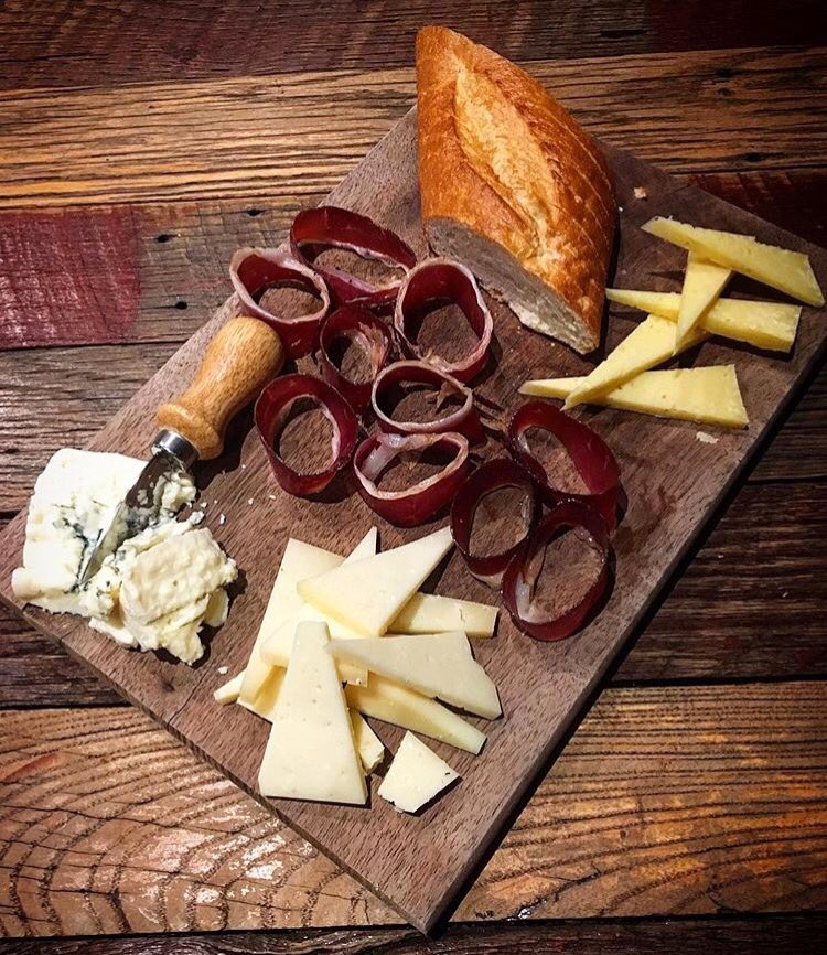 SmokingGoose's tweet photo. #Regram our Duck Prosciutto rolling deep @Greenbush_Brew #Annex with @sequatchiecove @saxoncreamery #HooksCheese https://t.co/F7ccLUdIA6