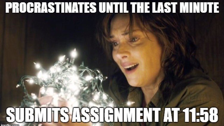 MCOkittycat's tweet photo. When you finish an assignment and look at your work realizing you did it, but you're not sure how it happened #CollegeIsStrange #MCO435 https://t.co/uMrYPwIyNF