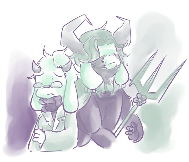 Maybe we can have a better future... together? Where did I go wrong?

-New as SSAsgore

-Family reunited

-head of the royal guard

-tea? ok