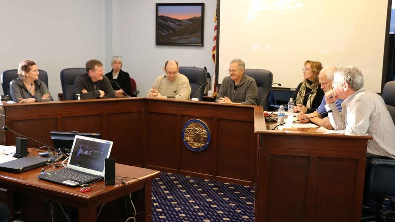 Staying busy with committee meetings.