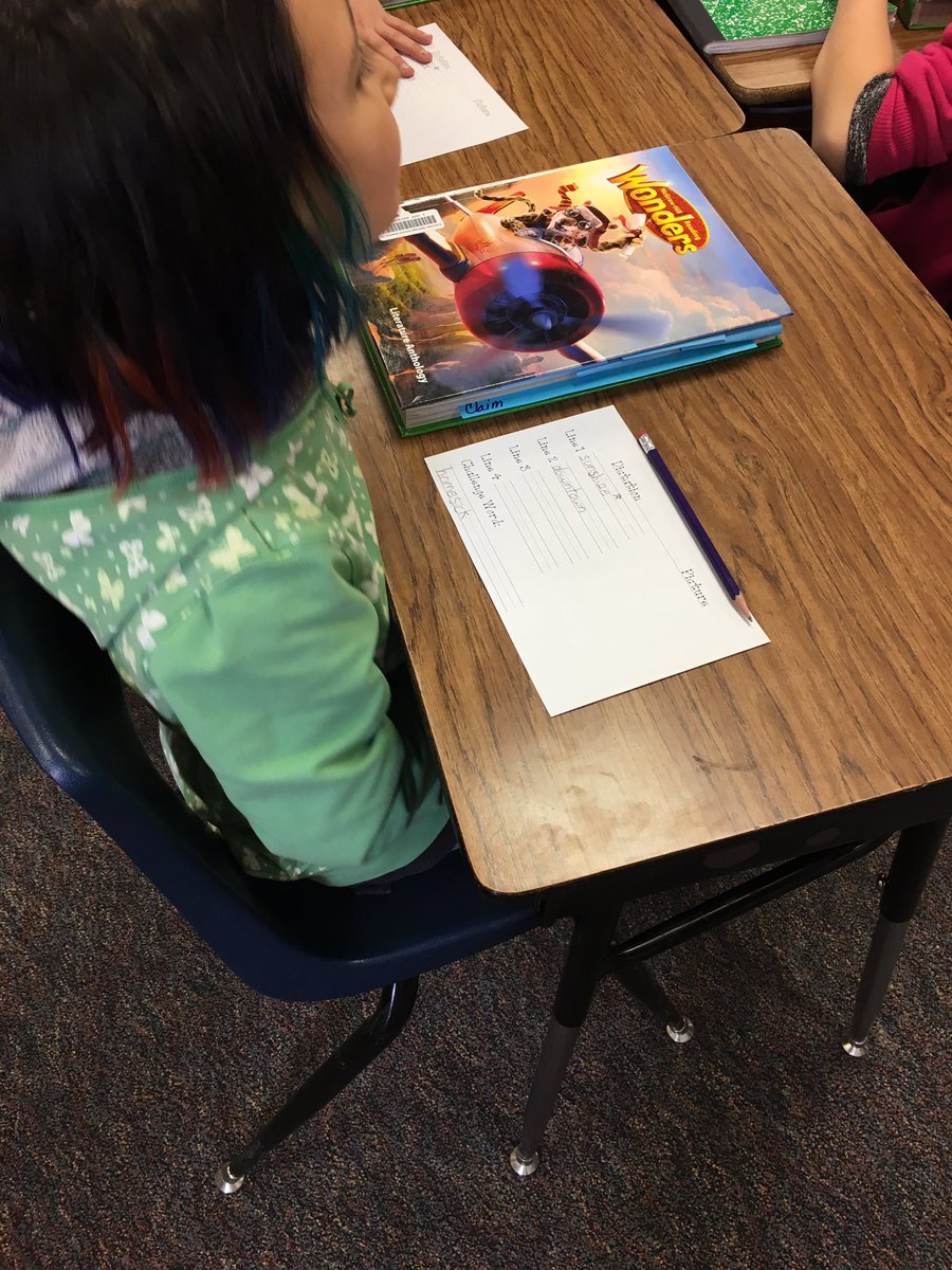 feldman_christy's tweet photo. Encoding work using the Wonders wall cards. 4th grade at Grant. #d11icss https://t.co/VEy466Fytd