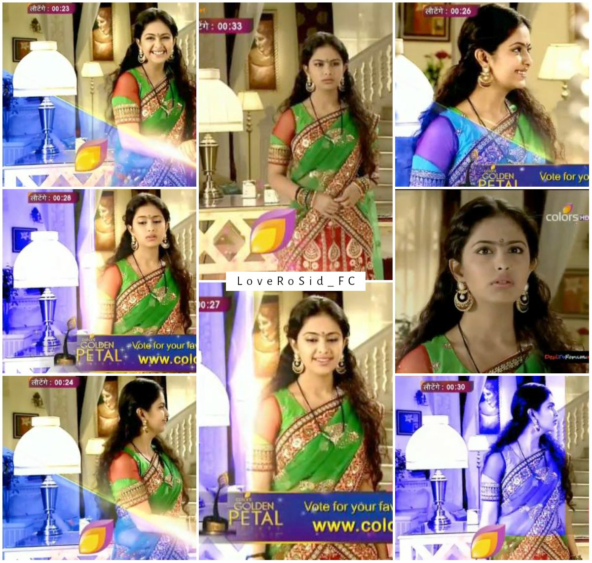 avikamanishfcx's tweet photo. Beautiful #Roli on #ColorsGoldenPetalAwards Promo 😍😘👌💞💕

#Throwback @avika_n_joy @ColorsTV https://t.co/zhxvoEq17F