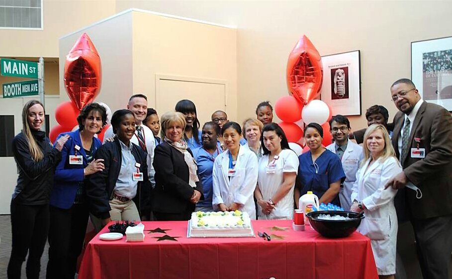 The Cleanliness Committee at NYP/Queens celebrated One Year as a team and the achievement of "Four Stars"!  Lots of work plus a lot of fun!