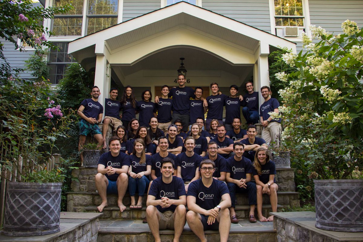 QuorumAnalytics's tweet image. Today marks our two year anniversary! Thank you to all of our friends, family, and champions for your continued support. #datadrivenpolitics