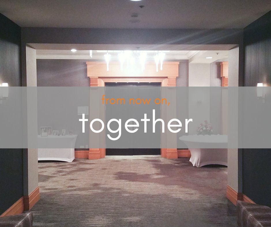 RenChiOhare's tweet photo. Through these doors you enter as one. #Weddingwednesday https://t.co/oWW5iFeO1a