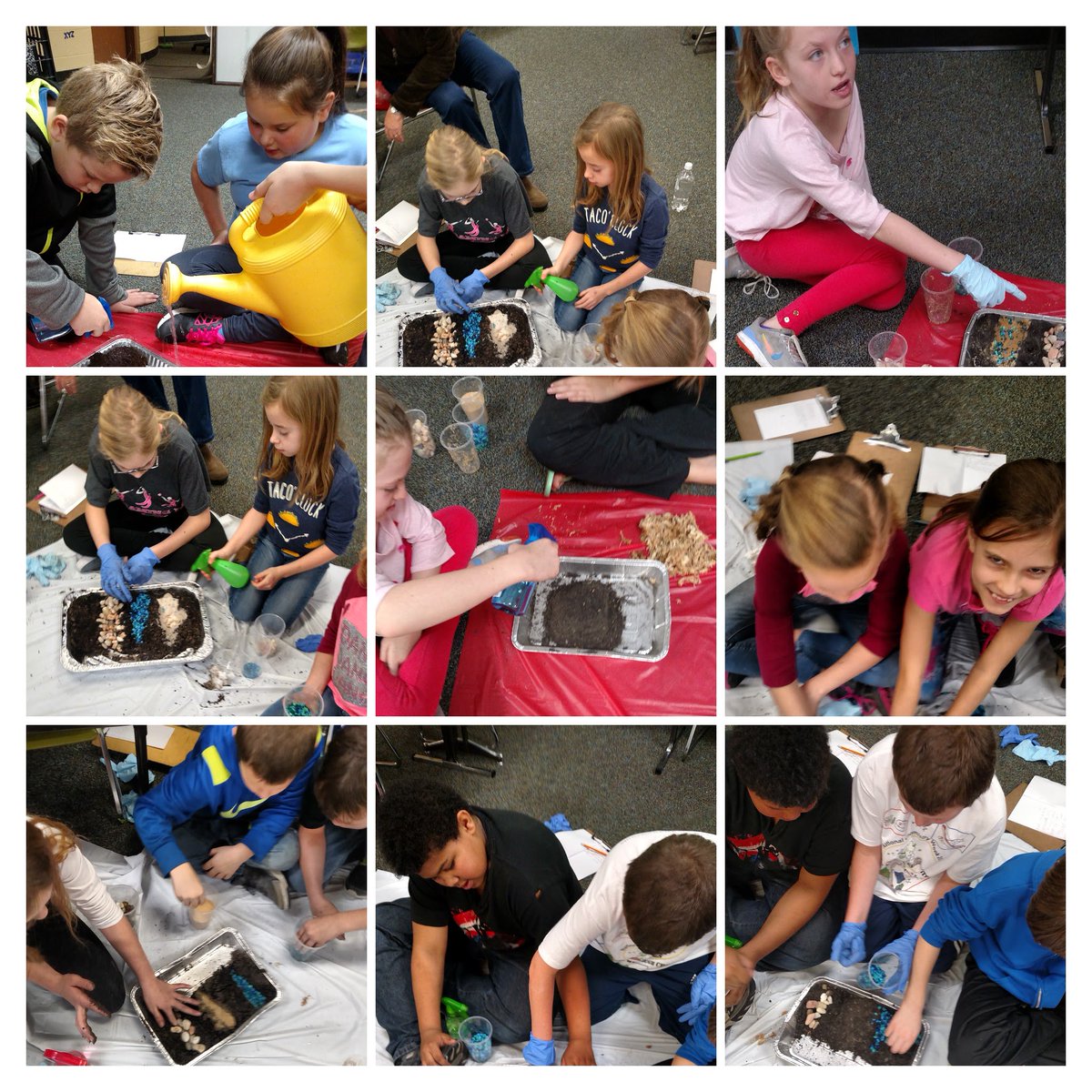 mrs_tibble's tweet image. Learning about erosion can be fun! #learningisloud #learningismessy @BoonesCreekElem