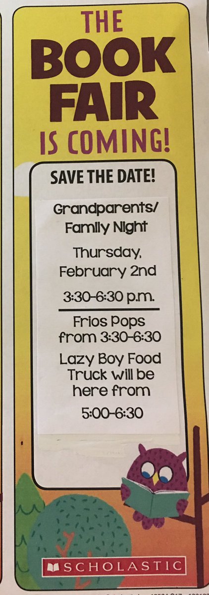 TISPTO's tweet photo. 📚TIS Book Fair is next week Jan. 30-Feb. 3. 
🏘Family Night is Feb. 2nd 3:30-6:30 @LibraryTIS @bbyarstis @bfergusonTIS @TISSealy5 https://t.co/IxIKDVC2uS