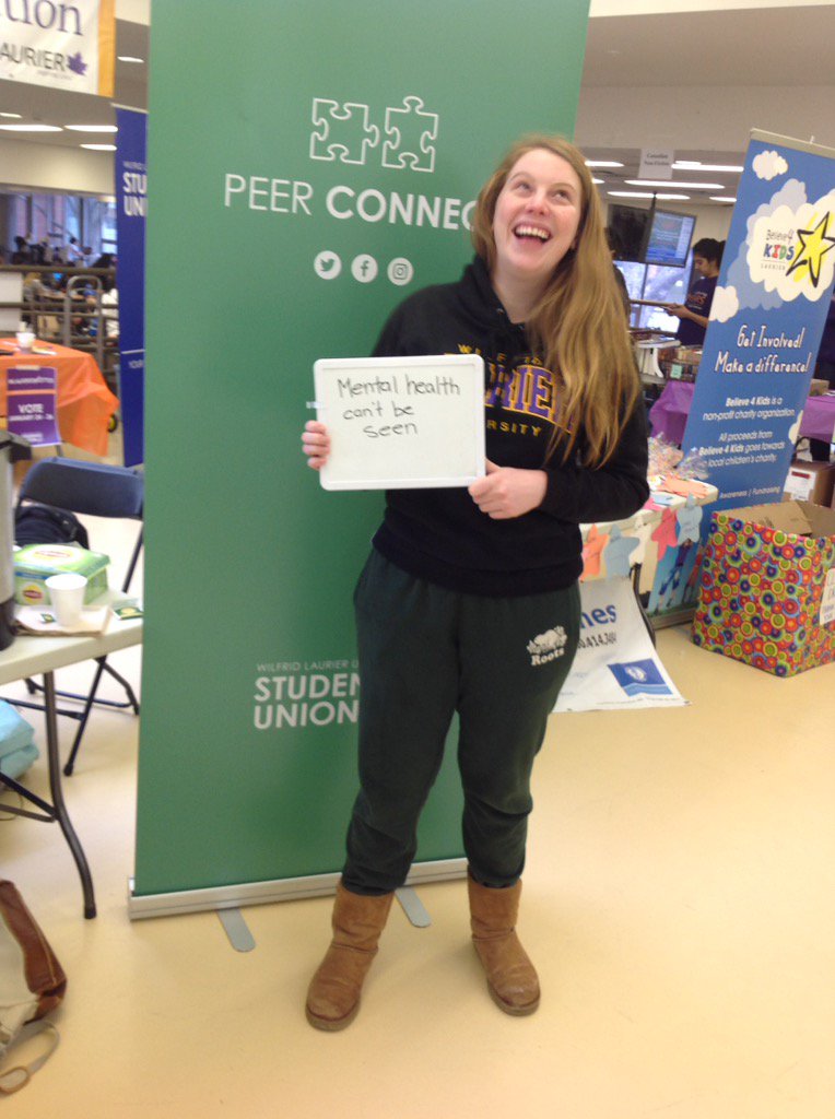 PeerConnectWLU's tweet photo. #BellLetsTaIk https://t.co/58kMlKpJFT