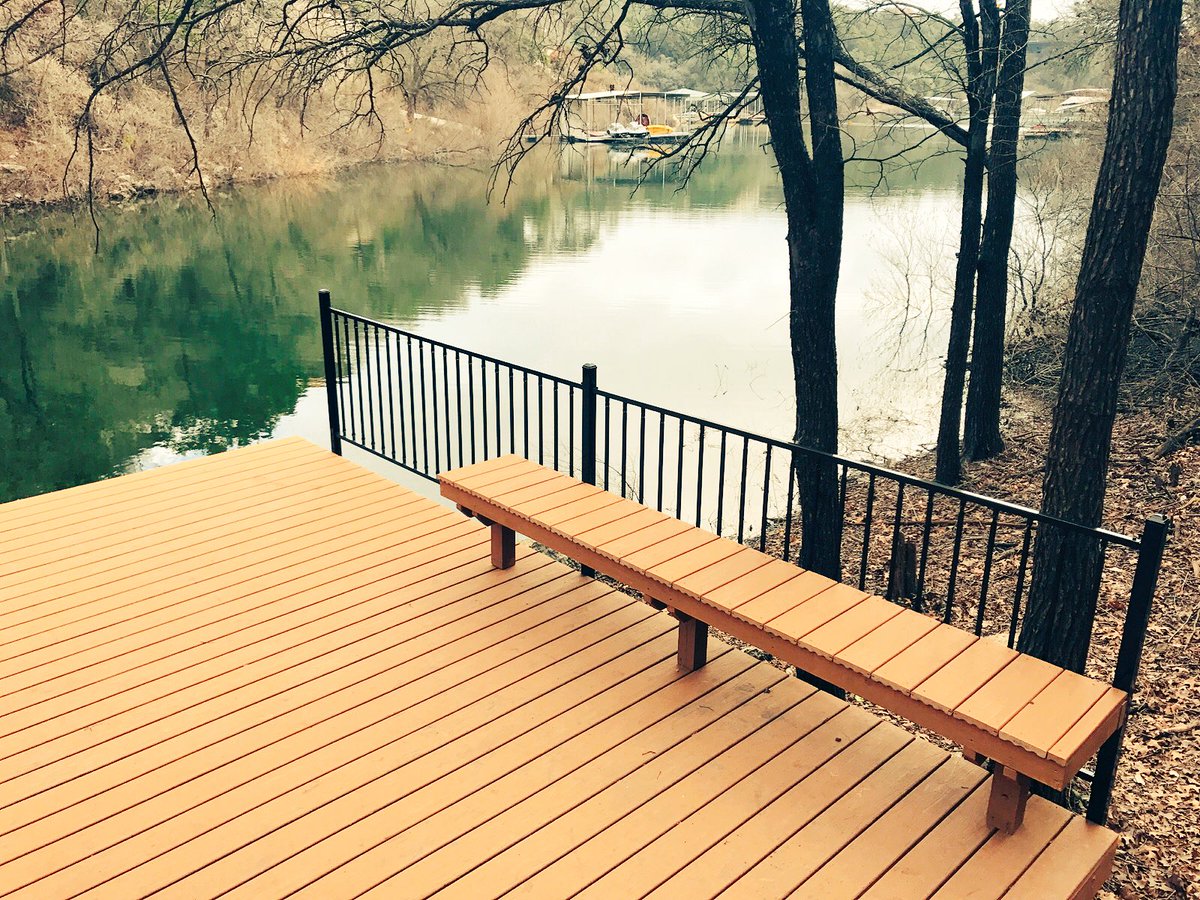 HCoutdoorliving's tweet photo. Deck on the lake? Yea please! This project was a fun one... #deck #austincontractor #realestateaustin https://t.co/WRK24FAEVK https://t.co/vHsXYrOkMW