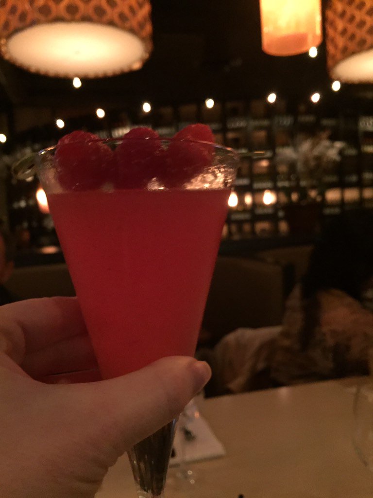 AdventurePretty's tweet photo. A4 a #raspberrymartini... just because :) #foodtravelchat https://t.co/H5OvvQWj5p