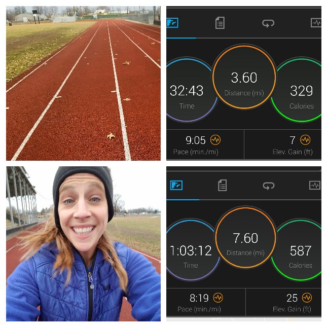 JennyDickson222's tweet image. 3.6mi #shakeoutrun this AM, 7.6mi #speed workout this PM in 20+mph winds/snow-116 #JanMiles #800s #400s #200s #earthathon #marathontraining