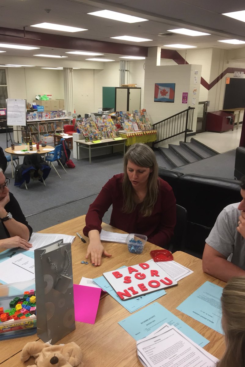 prps_ldsb's tweet image. Parents learning after school how to help their children with pre-reading skills @home. Thanks Ms. Hendricks & Ms. Rutherford! #readthecode