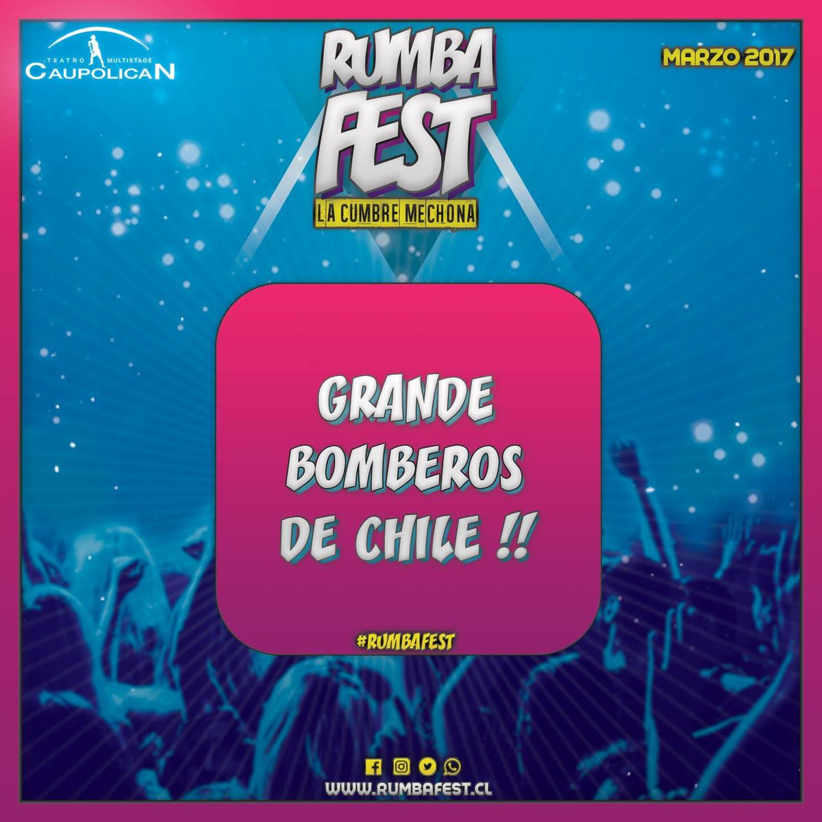 rumbafestchile's tweet image. Grande Bomberos y un gran abrazo a la familia del gran héroe "El voluntario Hernán Avilés"
#FuerzaChile