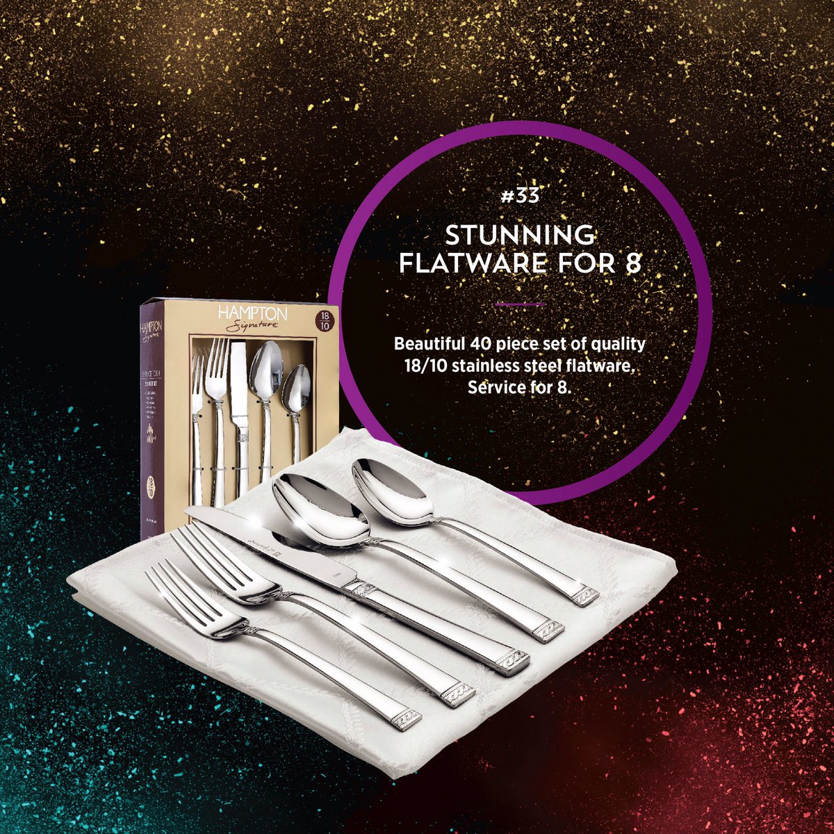 Mesamche_Lev's tweet photo. Free Gift! Stunning flatware for 8! Enter the Power Auction today! #freegift #giveaway #powerauction17 https://t.co/kEiPdXgXr2
