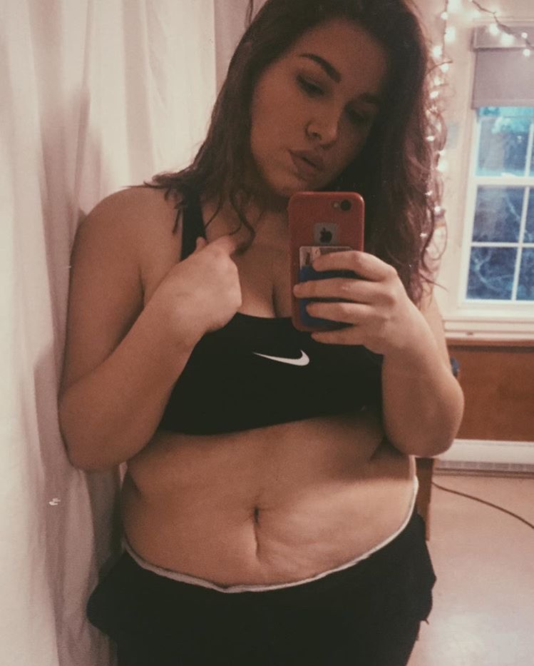 stephaniehibbs_'s tweet photo. #BellLetsTalk about how being comfortable with ur body automatically makes u feel better #positivebodypositivemind https://t.co/UeSWYeQZSP