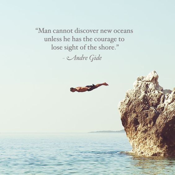 metadesigngroup's tweet photo. "Man cannot discover new oceans unless he has the courage to lose sight of the shore." #AndreGide #quote https://t.co/CSHR4SmWDx