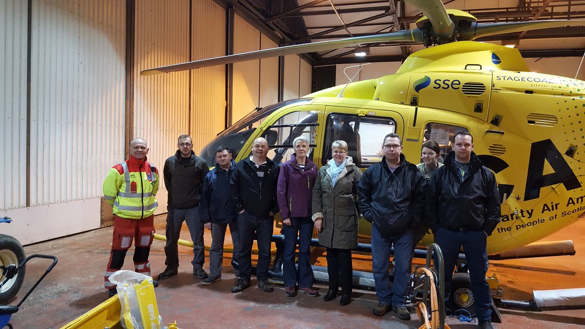 johnofish's tweet photo. Catching up with old friends tonight Angus Community First Responders @ScotAirAmb #HM76 sacrificing their own time to serve their community https://t.co/0vAYTVxB8z
