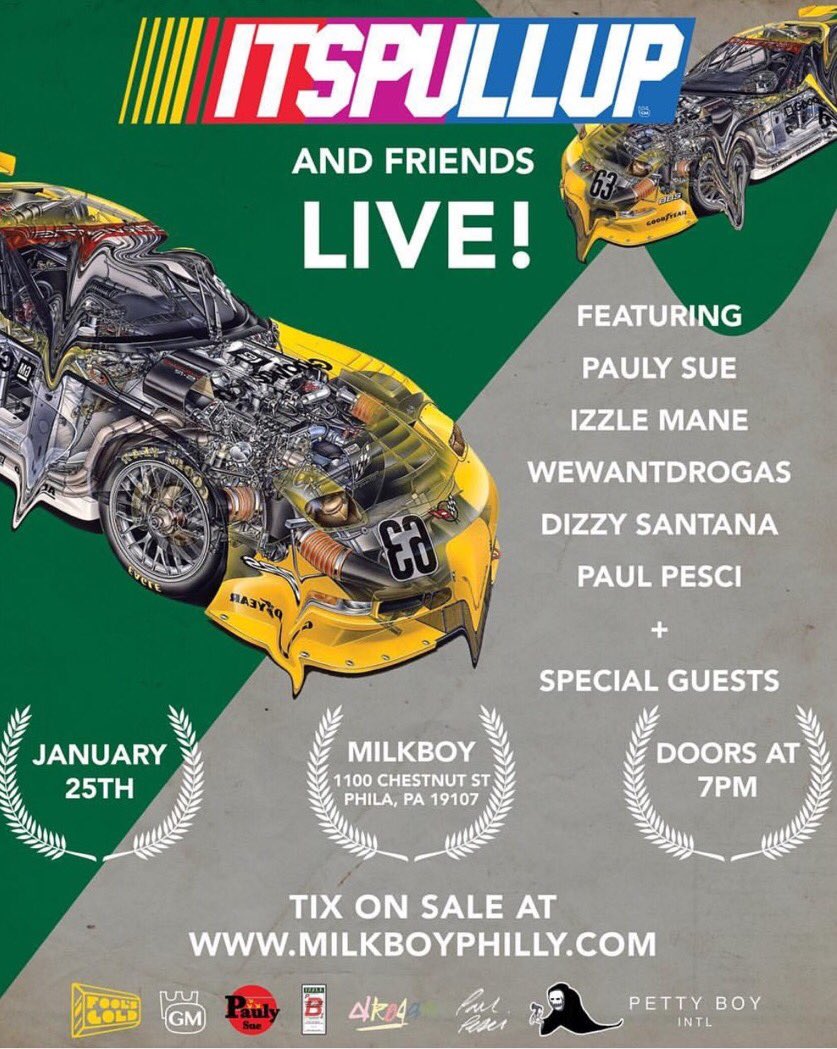 MistaSelecta's tweet photo. TONIGHT!
PHILLY 4 YOUNG BUL @GrandeMarshall RELEASE PARTY!
w/ the squad @ChuckTaylor81 @kingpenslim @ElCousteau
#ITSPULLUP #PETTYBOYS https://t.co/mvl7m2fww3