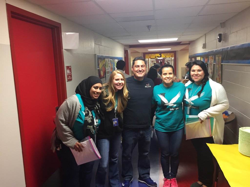 bryanesstman's tweet photo. Staff hall party! @Livelyeagles #wearelively https://t.co/uRUFKRvB1i