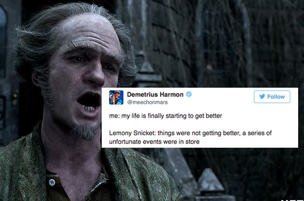 13 hilarious tweets about “a series of unfortunate events” - scoopnest.com
