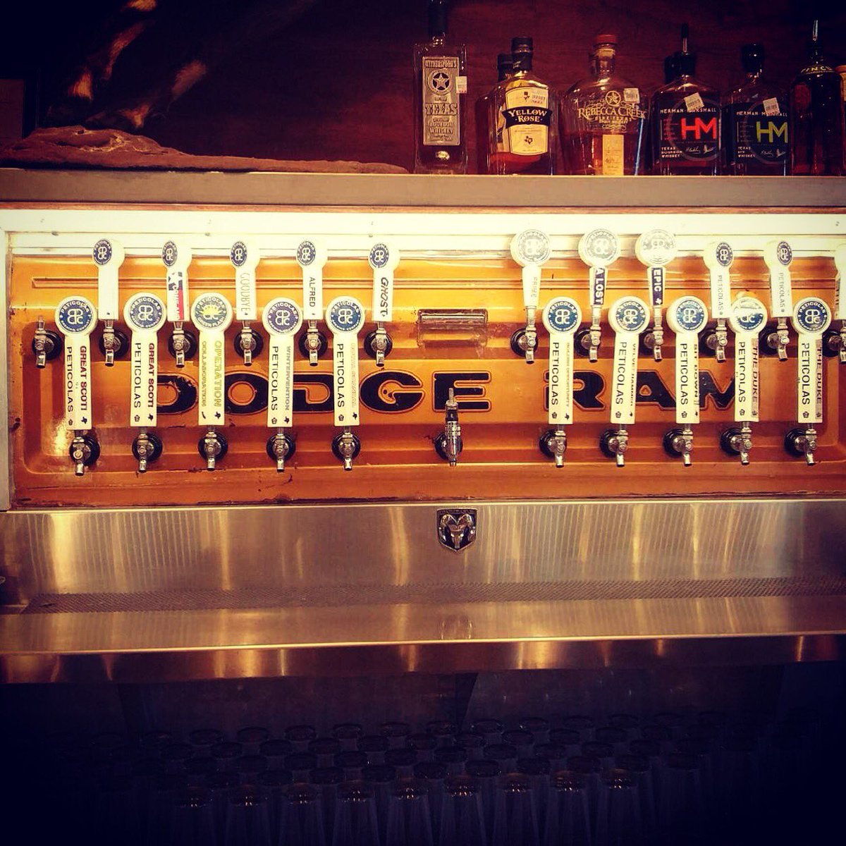 This is what a true tap takeover looks like.
Thanks <a href="/RodeoGoatDallas/">RodeoGoatDallas</a> 
Flights of 5 years of The DUKE.
22 beers.