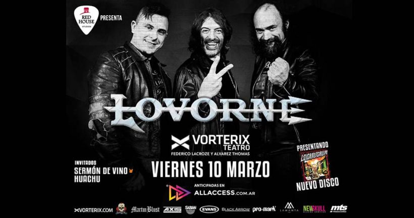 Lovorne presenta su nuevo disco "Lovornetorium" en el <a href="/TeatroVorterix/">Teatro Vorterix</a> el próximo viernes 10 de marzo bit.ly/2j5XJG4 #QueSeaRock
