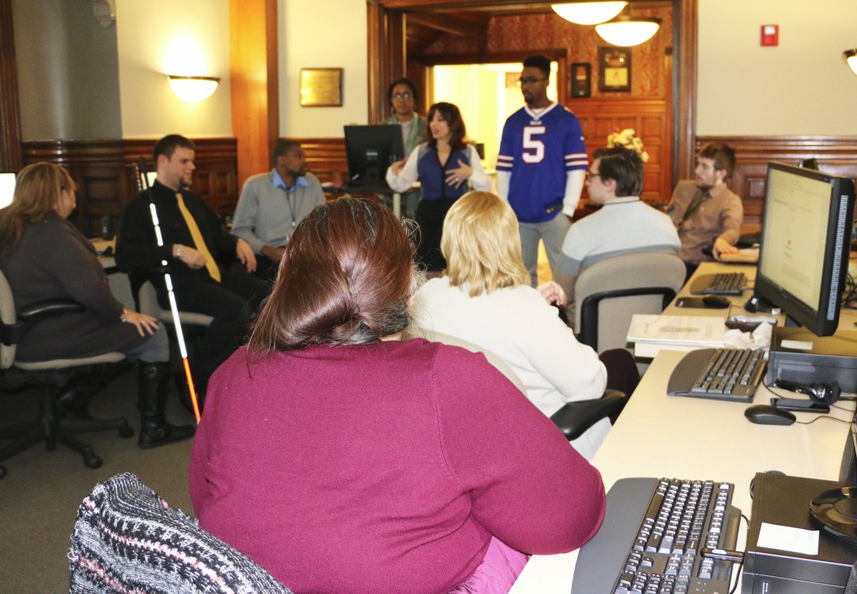 BuffaloBills's tweet photo. After representing The Olmsted Center on his cleats, Tyrod Taylor visited this week to learn more about all they do for WNYers. #OneBuffalo https://t.co/KBwMzJ0TNO