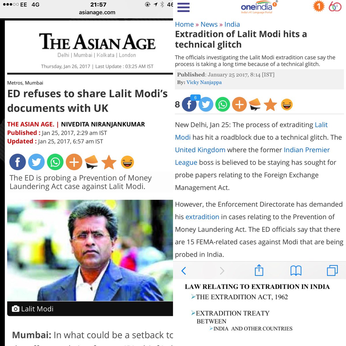 LalitKModi's tweet image. Political victimisation or ? - oneindia.com/india/extradit… -  asianage.com/metros/mumbai/… - m.youtube.com/watch?feature=…  - complete bozos - 🕵🏼🕵🏼🕵🏼🤡🤡🤡
