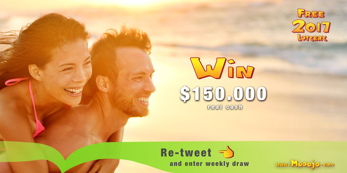 mooojolabs's tweet photo. WIN $150,000 FREE Sweepstakes Lottery - draw every Saturday at https://t.co/DcHA9Kn1kv real #cash #sweepstakes #win – Retweet, join &amp; WIN! https://t.co/DuAiWEaT7u
