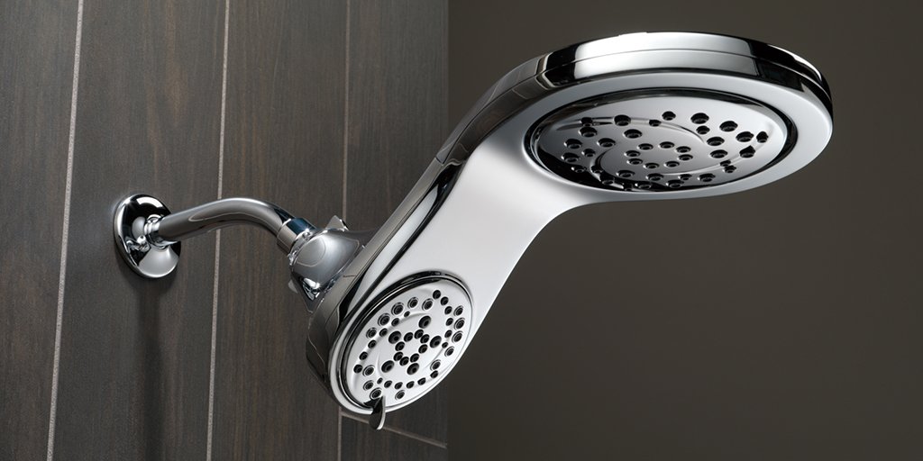 Create a luxurious, spa-like shower experience with the HydroRain™ Two-in-One Shower Head. Learn more: dlta.co/yYEh308m7f9 #DeltaFaucet