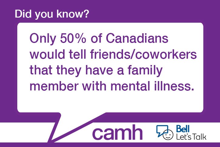 CAMHnews's tweet photo. It can be difficult to talk about #mentalillness but some also don't know how to listen w/o judgment. #BellLetsTalk https://t.co/vZTrb84u6J
