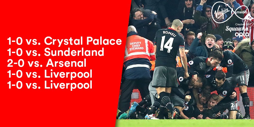 virginmedia's tweet photo. Southampton haven't conceded a single goal in 450 minutes of EFL Cup action this season.
They are on their way to Wembley! #AllTheFootball https://t.co/rTeNxSIsog